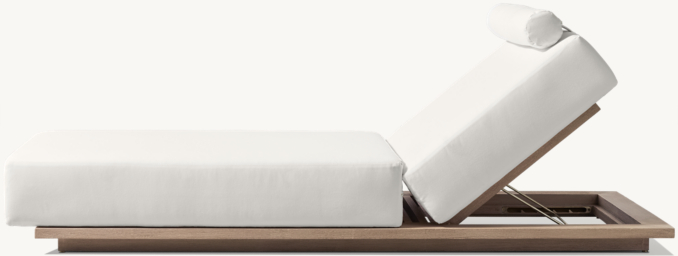 Three Quarter view of Milano Chaise 