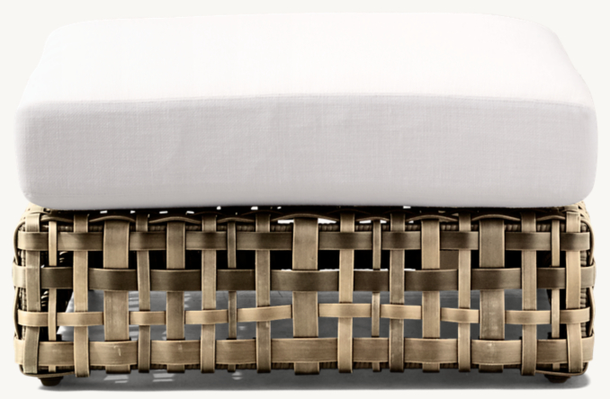 Front view of Clodagh Ottoman Cushion 