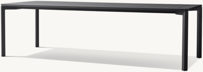 Three Quarter view of Palma Rectangular Dining Table 