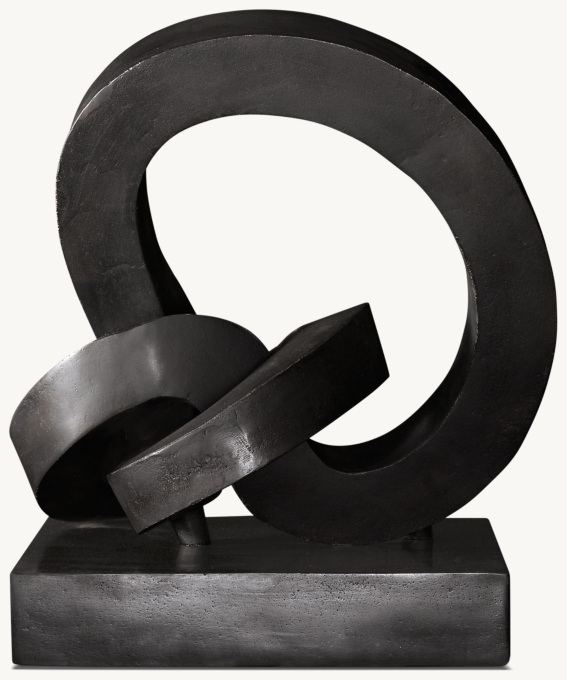 Cast Metal Abstract Sculpture 2