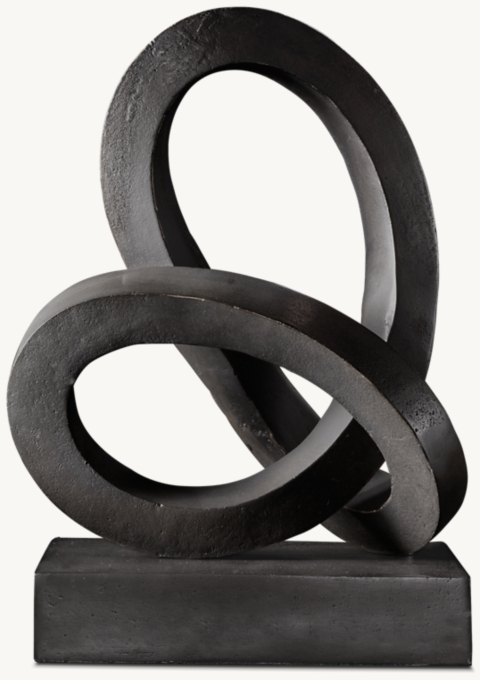 Cast Metal Abstract Sculpture 4