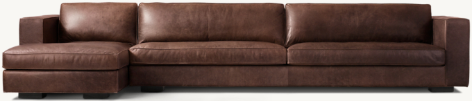 Maddox Leather Customizable Sectional