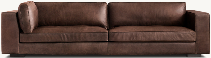 Maddox Leather Right-Arm Return Sofa