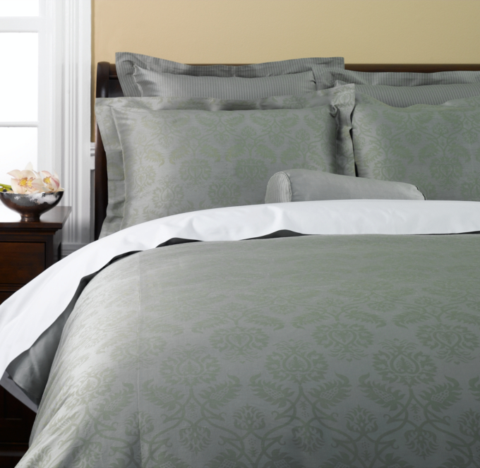 Thai Silk Botanical Duvet Cover