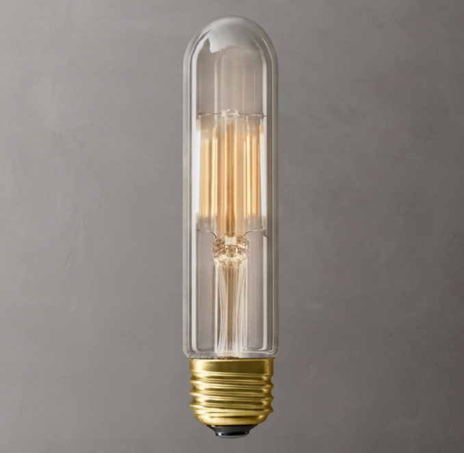 T9 5" Tube E26 Filament LED Bulb