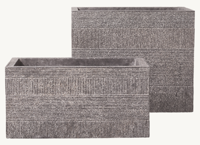 Vetro Square Planter | RH