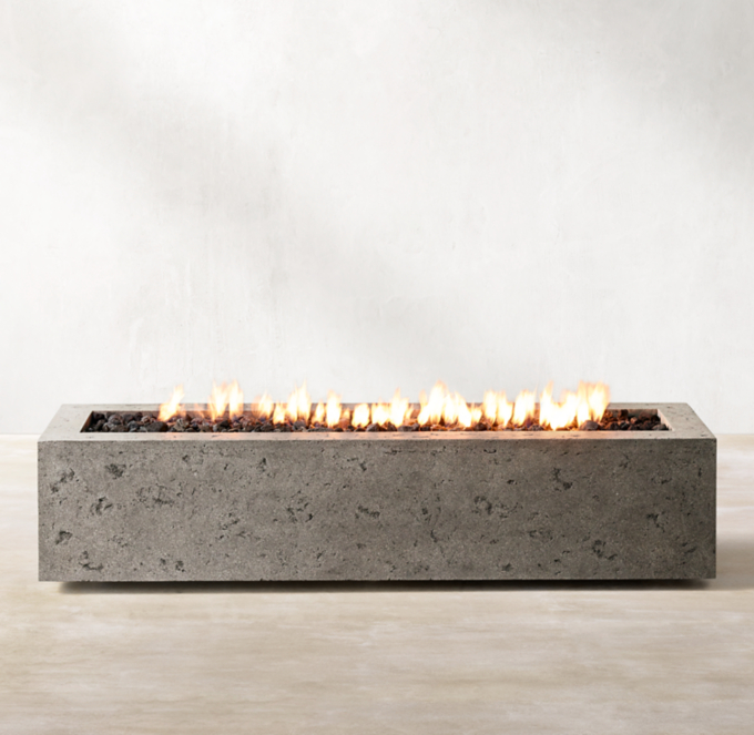 Ixtapa Rectangular Fire Table
