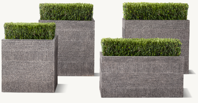 Vetro Square Planter