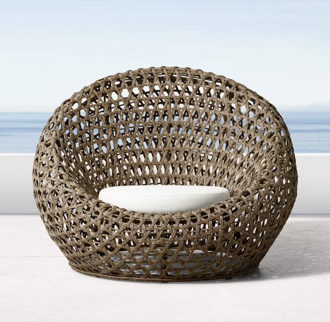 Oversized Round Nest Chair