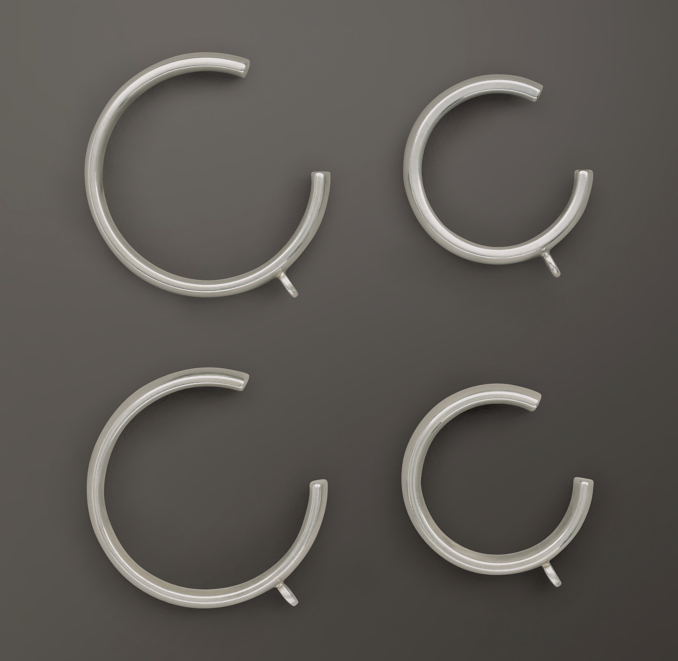 Estate CLoop Drapery Rings (Set of 7)