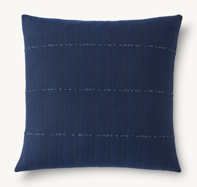 African Mud Cloth Solid Outdoor Pillow Cover Square RH Baby Child