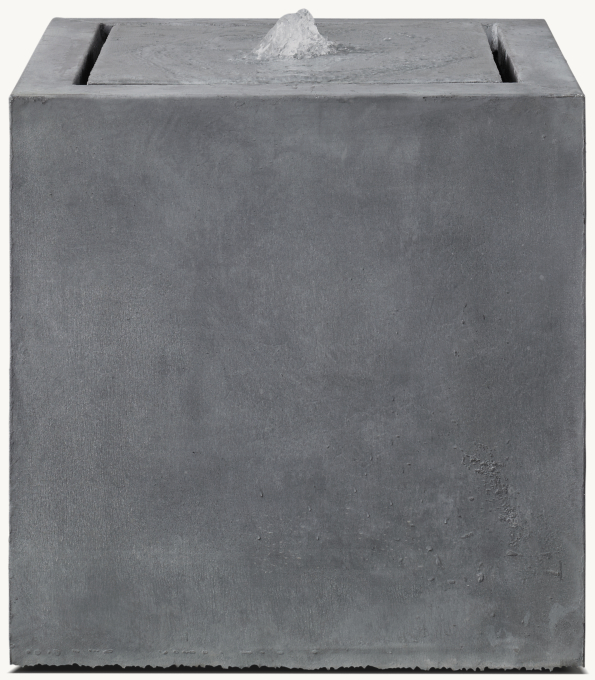 Modernist Plinth Fountain 24&#34;