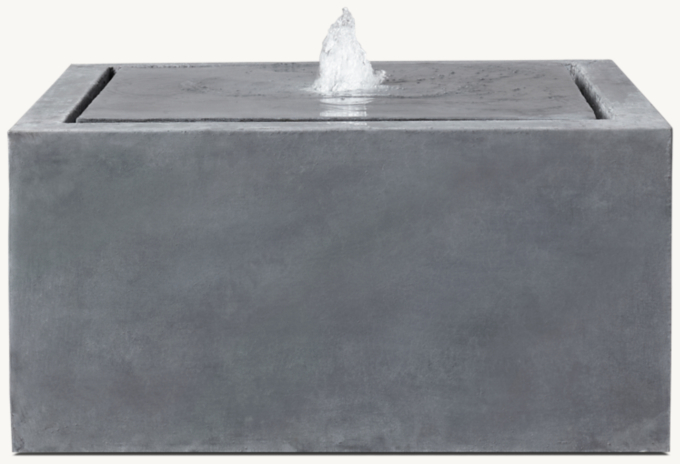 Modernist Plinth Fountain 32&#34;