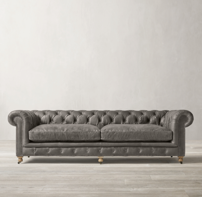 Kensington Grey Sofa Back Cushion