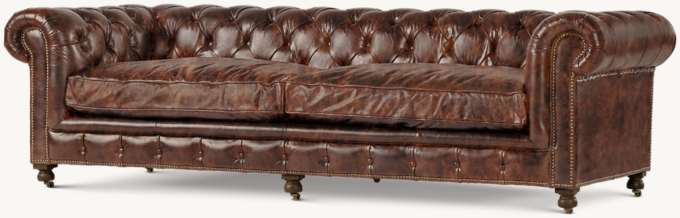 Restoration hardware on sale chesterfield couch