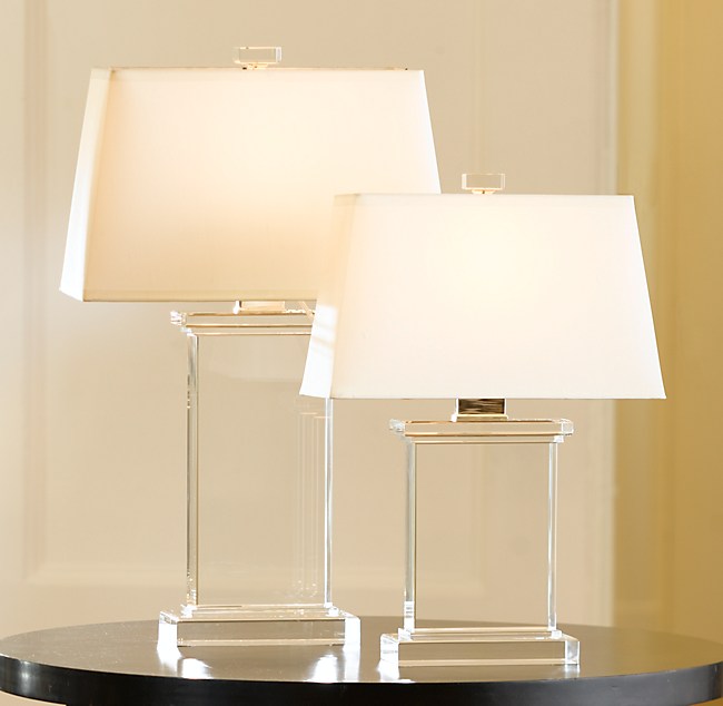 Crystal Pier Accent Lamp, Restoration Hardware Table Lamps