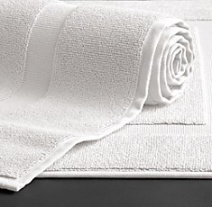 Restoration Hardware 802-Gram 100% Turkish Cotton Luxury Bath  Mat 19” X 31” Nwt 