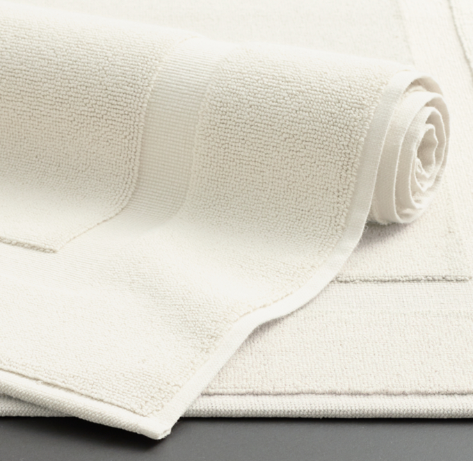 Natural Color Turkish Cotton Bath Mat | RH