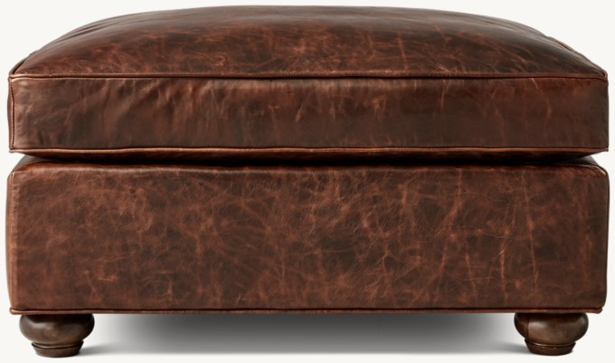 Original Lancaster Leather Ottoman