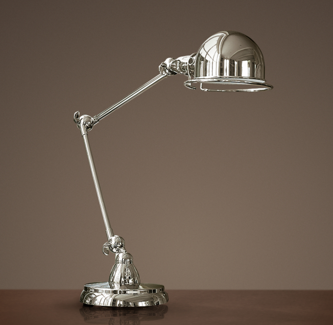 nickel table lamp