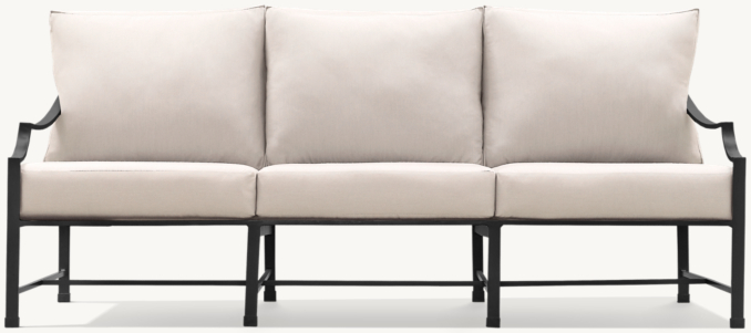 Front view of 70" Carmel Classic Sofa 
