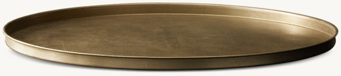 Etched Brass Shagreen Tray