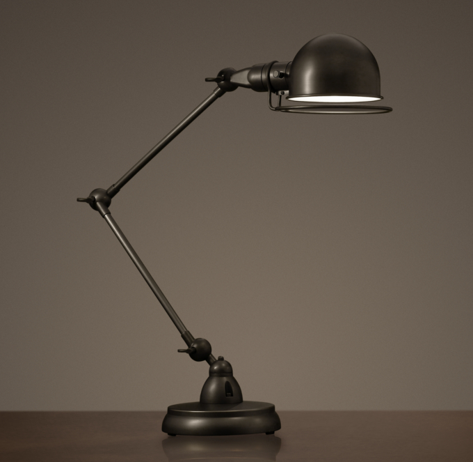 restoration hardware desk lamps