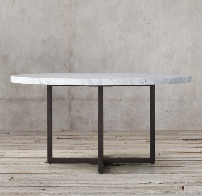 Torano Marble Round Dining Table