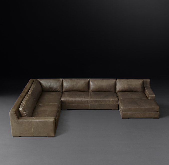 Modena Track Arm Sofa Restoration Hardware Baci Living Room