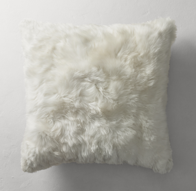 Suri Alpaca Fur Pillow Cover Square
