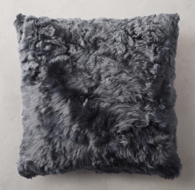Suri Alpaca Fur Pillow Cover Square