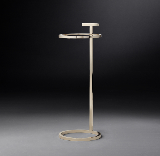 1930s Martini Round Side Table