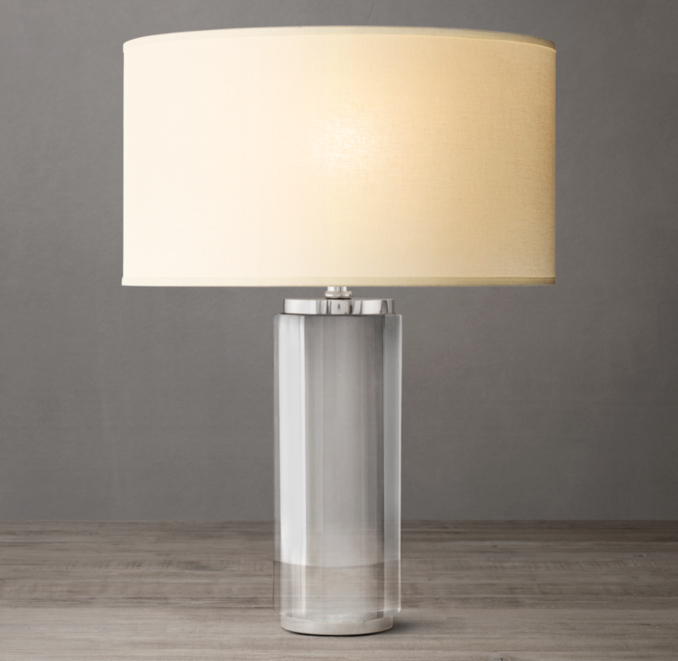 Cylindrical Column Crystal Accent Lamp | RH