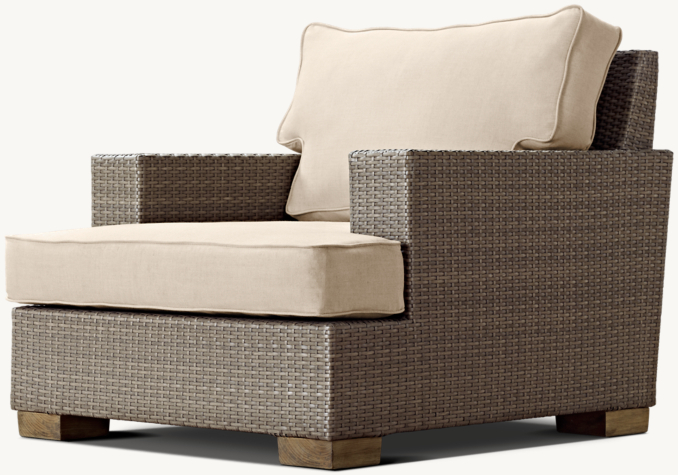 Shown in Linen Sunbrella® Canvas.