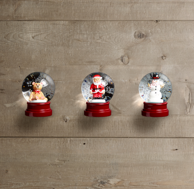 Mini Snow Globes (Set of 3)