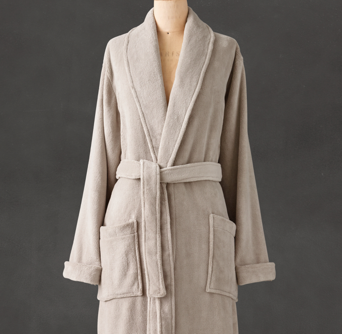 Luxury Plush Long Robe | RH