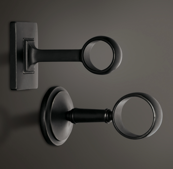 Estate End Brackets (Set of 2) OilRubbed Bronze