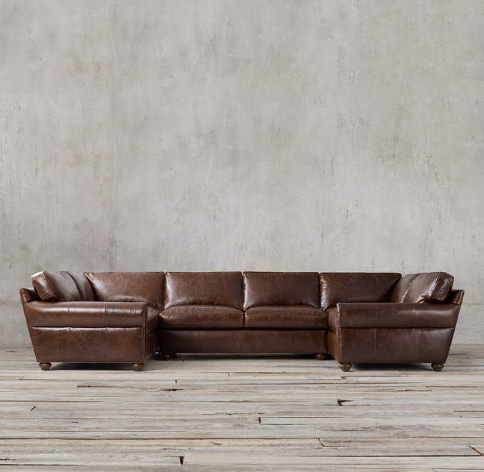 Original Lancaster Leather USofa Sectional