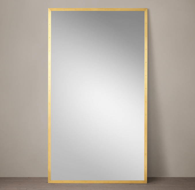 Metal Framed Leaner Mirror