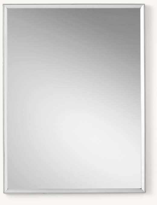 Metal Beveled Mirror | RH