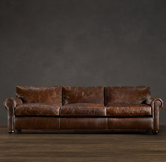 Lancaster Leather Sleeper Sofa