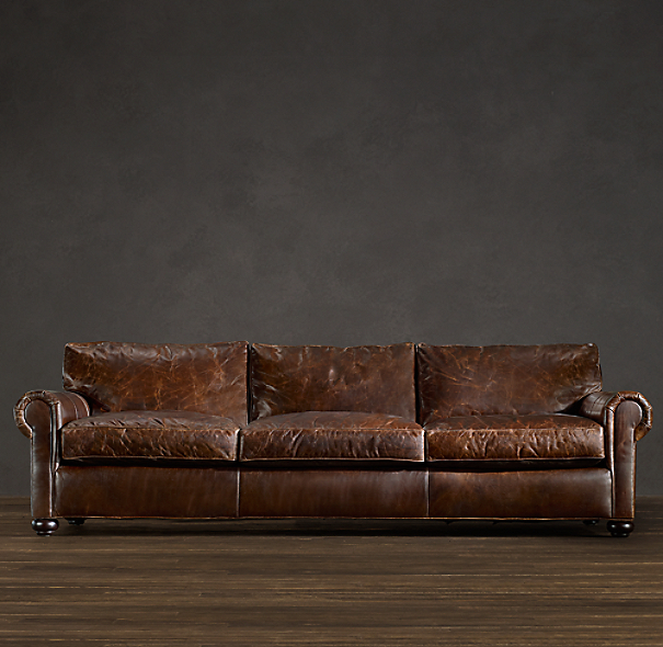 Lancaster Leather Sleeper Sofa