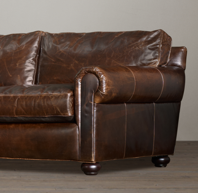 84 Original Lancaster Leather Sofa