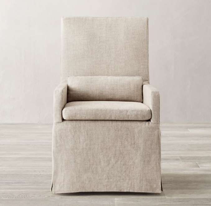 Replacement Slipcover For Belgian Track Arm Slipcovered Armchair