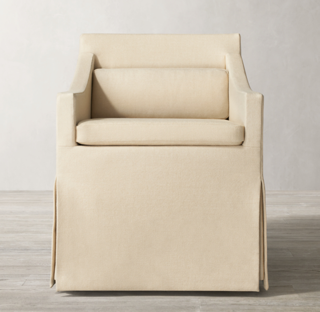 Custom Slope Arm Accent Chair, 86% Off