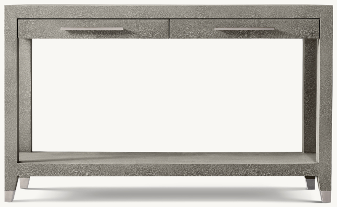 Graydon Shagreen 2 Drawer Console Table RH