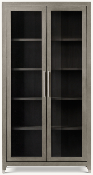 Graydon Shagreen Glass Cabinet