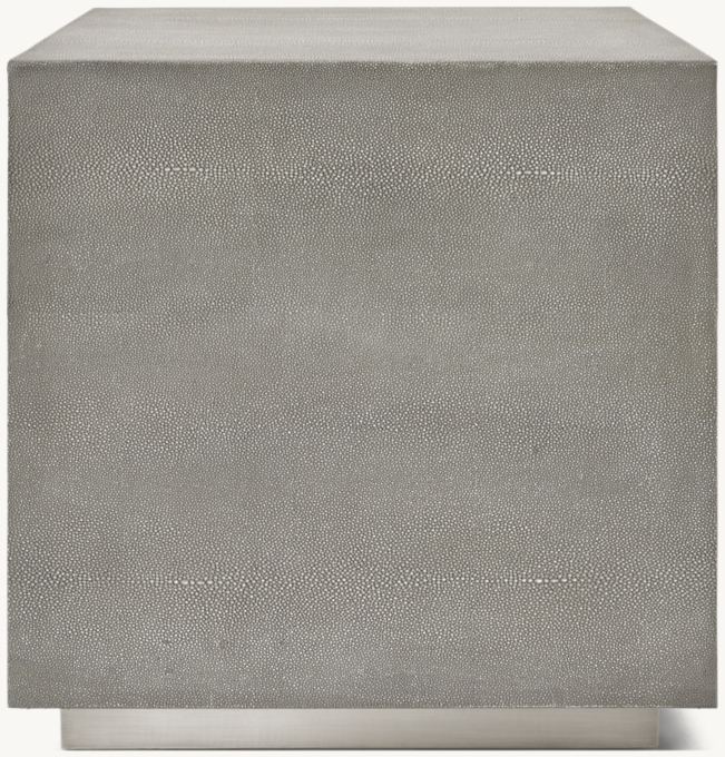 Graydon Shagreen Plinth Side Table