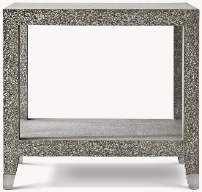 Graydon Shagreen Square Side Table