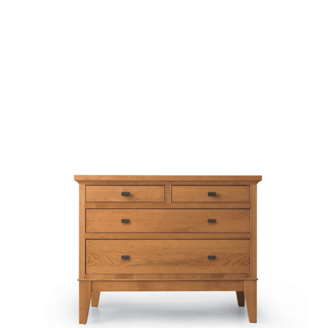 Turner 4Drawer Closed Nightstand Natural Cherry